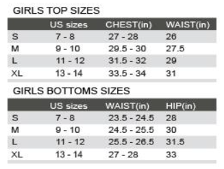 Sizing Chart – KISS My Legs – Retail and Wholesale Leggings