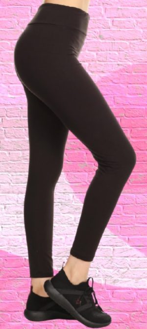 Yoga Waistband – Solid Black – KISS My Legs – Retail and Wholesale Leggings