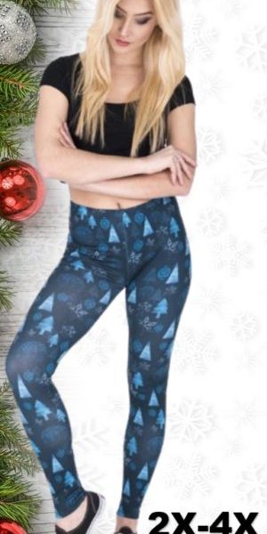 Winter Trees Leggings, KISS My Legs