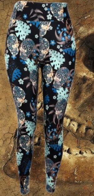 Skull Mirage Leggings, KISS My Legs