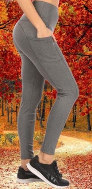 NC Yoga Leggings Shape Chumbo Grey