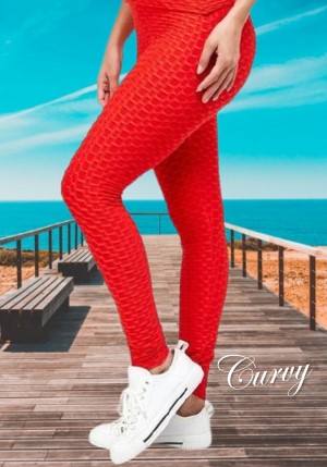 Scrunch Butt Lifting – Red CURVY – KISS My Legs – Retail and Wholesale  Leggings