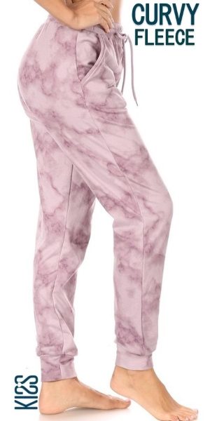 Pink Quartz Fleece Jogger, KISS My Legs
