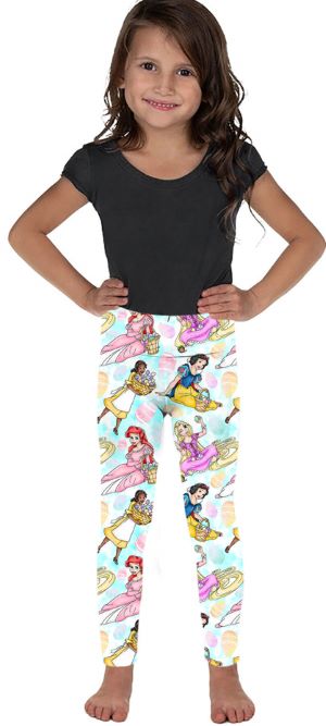 Child wearing our Character Leggings, KISS My Legs, Edmonton, Alberta, Canada