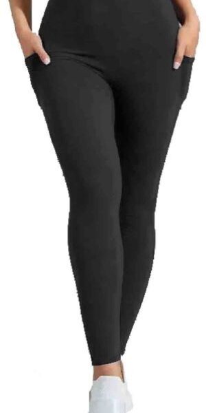 Adult wearing our Charcoal Leggings