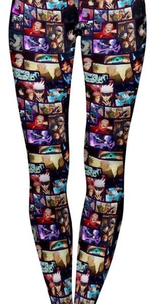 Adult wearing our ANIME481 Leggings