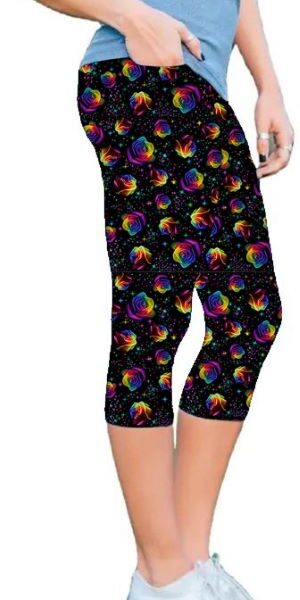 Mulberry Space Dye Athletic Capri w/Cut-outs & Side Pockets – KISS My Legs  – Retail and Wholesale Leggings