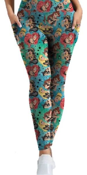 Adult wearing our Princess581 Leggings, with Pockets