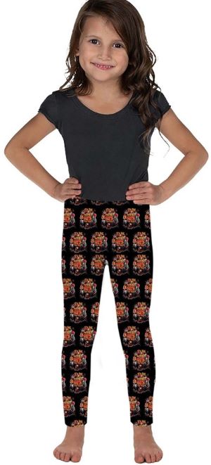 Child wearing our HORROR609 Leggings