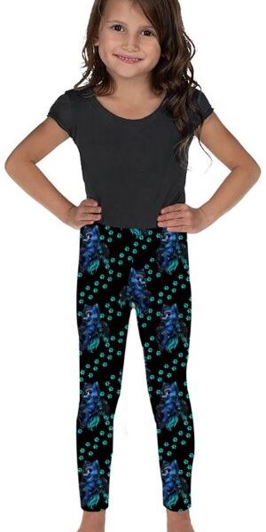 Youth wearing our Foxy Leggings