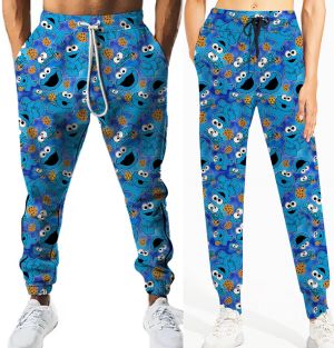 Adults wearing our Character - Sesame813 FLEECE Joggers