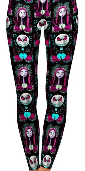 Adult wearing our Character JACK328 Leggings