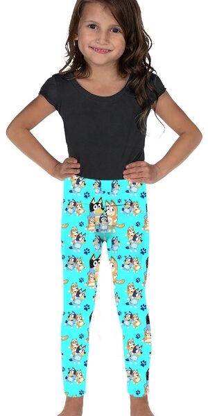 A youth wearing our Character BLUE993 Leggings